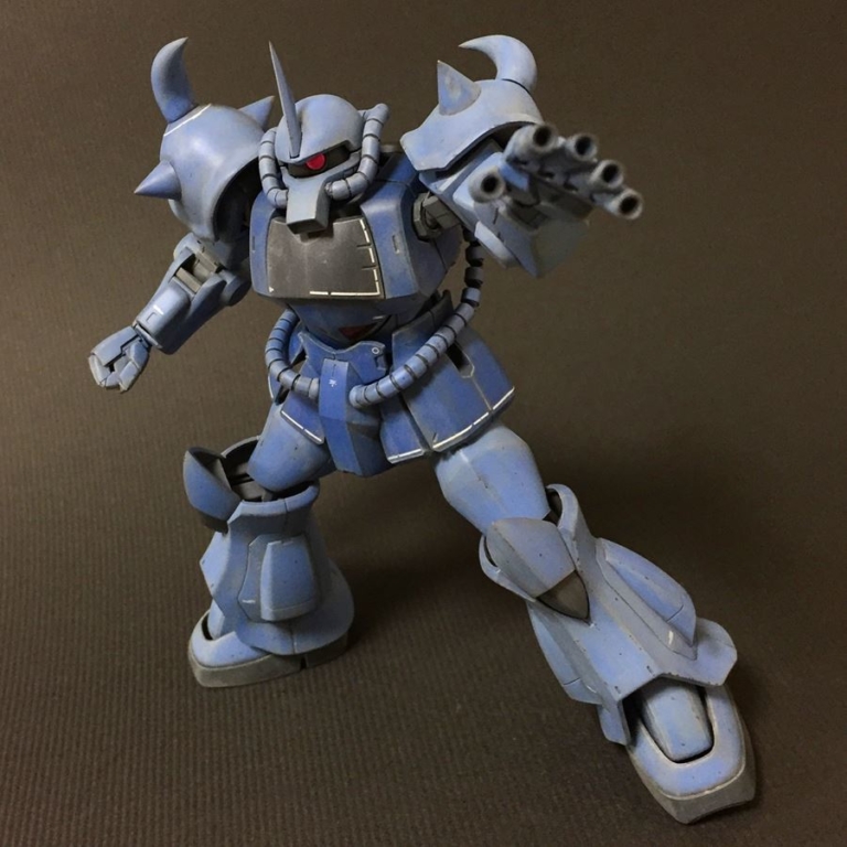 モビルスーツアンサンブル グフR35 改造品 旧キット HGUC グフR35改造